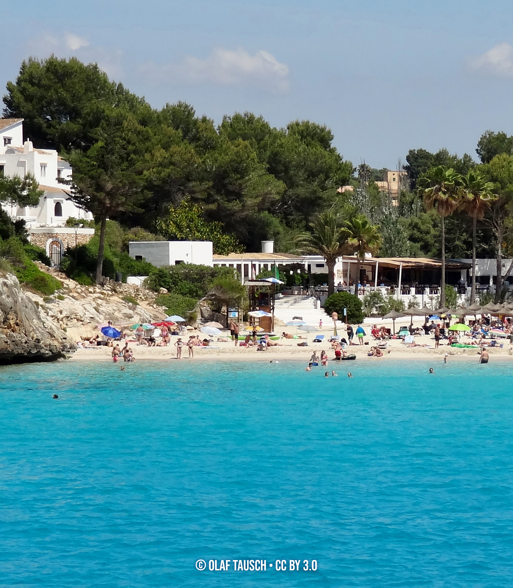 Cala Anguila en el municipio de Manacor, Mallorca, España © Olaf Tausch (CC BY 3.0)